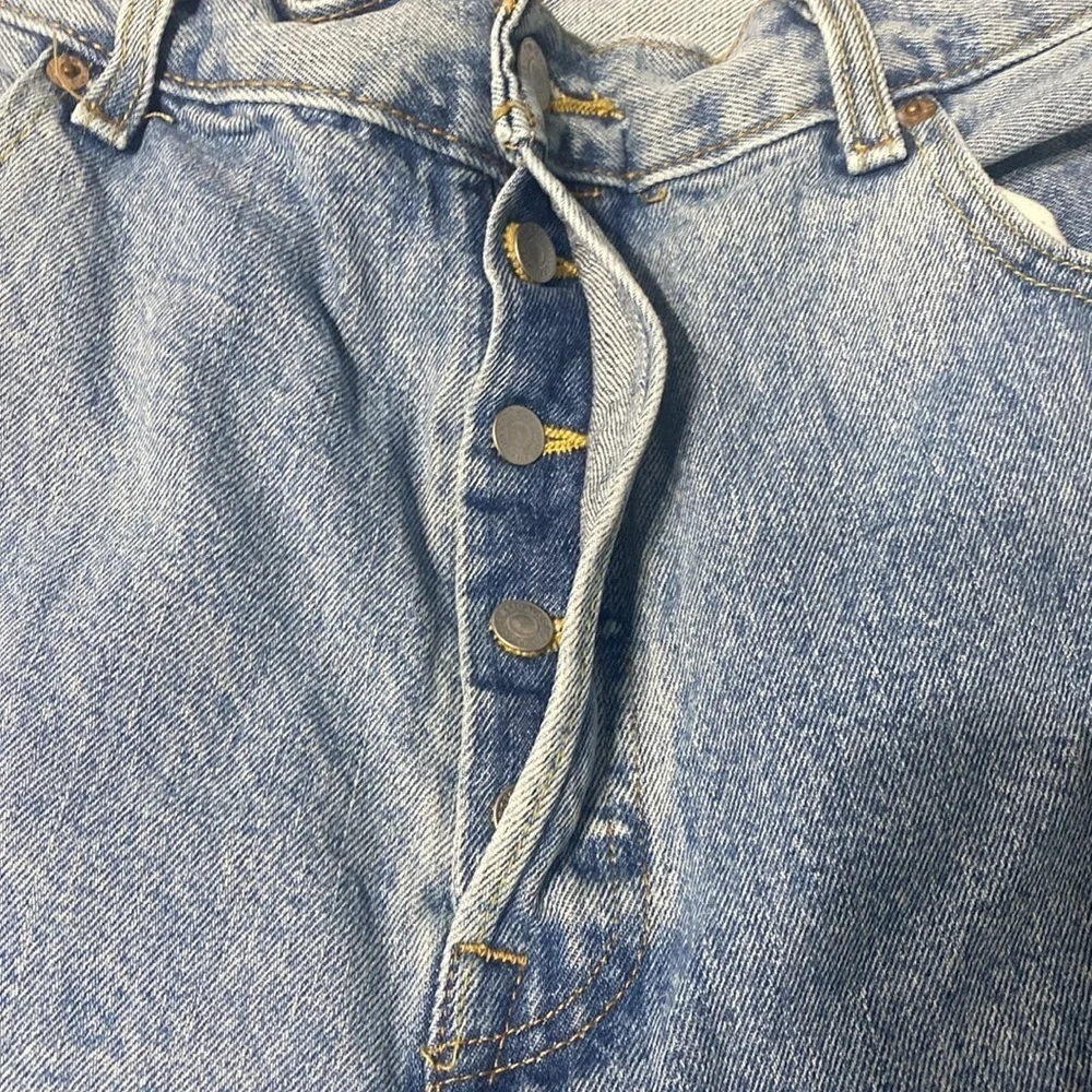Levi’s 501 button fly jeans. 38x30